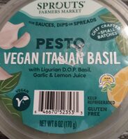 Sprouts vegan Italian pesto