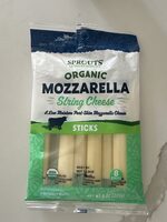 Organic Mozzarella String Cheese