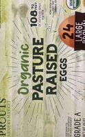 Organic pasture raised eggs