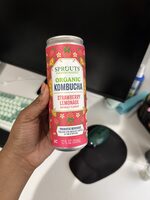 Organic Kombucha Strawberry Lemonade