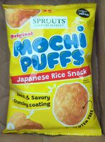 Mochi puffs, Japanese rice snack, original