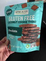 Gluten Free Coconut Cookie Thins