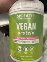 Vegan Protein Birthday Cake Flavored
