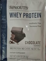 Sprouts whey protein chocolate