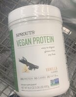 VEGAN protein VANILLA flavored