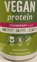 Strawberry Vegan Protein