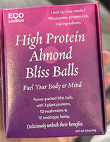High Protein Almond Bliss Balls
