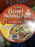 Hot spicy noodle soup