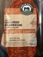 Uncured pepperoni