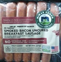 Smoked Bacon Uncured Breakfast Sausage