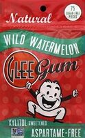 Xylitol Sweetened Watermelon Natural Chewing Gum