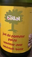 Jus de pomme poire