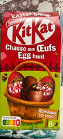 Figurine creuse au chocolat au lait avec céréales croustillantes