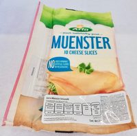 Muenster cheese slices, muenster