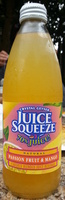 Flavored blended juice beverage