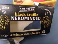 Black truffle Nerominded artisan not cheese