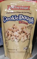 Chocolate Chips and Caramel Cookie Dough Bites
