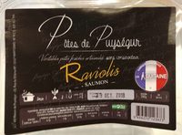 Pâtes de Puységur raviolis saumon