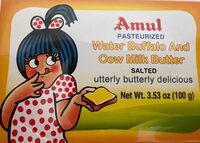Water Buffalo And Cow Milk Butter