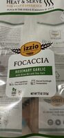 FOCACCIA ROSEMARY GARLIC with Olive Oil and Sea Salt