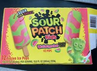 Watermelon frozen ice pops