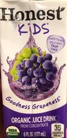 Organic juice drink