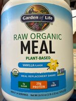 RAW Organic Meal Plant-Based Vanilla