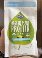 Organic Plant Protein Grain Free Smooth Vanilla