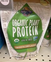Organic Plant Protein Grain Free Smooth Unflavored
