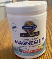Dr. Formulated Whole Food Magnesium Raspberry Lemon