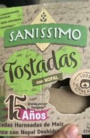 Tostadas Horneadas con Nopal