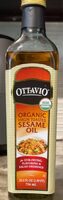 Organic sesame virgin toasted oil