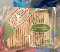 Mini Croccantini Roasted Garlic Crackers