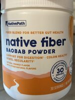 Native fiber BAOBAB POWDER