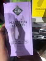 Tablette Plantation Mangaro Chocolat Lait