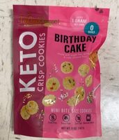 Keto Crisp Cookies