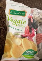 Veggie chips herb and garlic