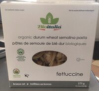 Pâte de semoule de blé dur biologique