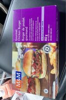 Burger de poulet gourmand