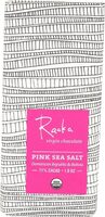 Pink sea salt bar