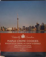 Maple creme cookies