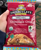 Ready to bake organic chocolate chunk cookies