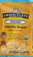 Baking Organic Vanilla Sugar Cookie Dough 12 Count