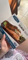 Butter herb hand-seasoned atlantic salmon fillets