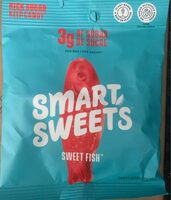 Low sugar sweet fish candy