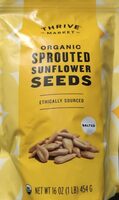 Organic Sprouted Sunflower Seeds