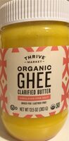 Organic ghee clarified butter