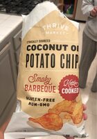 Smoky Barbeque Coconut oil potato chips
