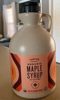 Organic maple syrup