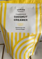 Powdered coconut creamer